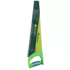 Ножовка по дереву "Зубец", 450 мм, 7-8 TPI, каленый зуб 2D, двухкомпонентная рукоятка Сибртех