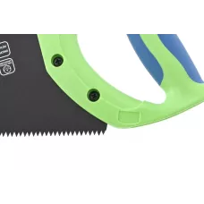 Ножовка по дереву "Зубец", 350 мм, 7-8 TPI, каленый зуб 2D, защитное покрытие, двухкомпонентная рукоятка Сибртех