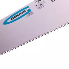 Ножовка по дереву GROSS "PIRANHA", 550 мм, 7-8 TPI, зуб - 3D, каленый зуб, 2-х комп. рук-ка 24102