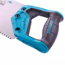 Ножовка по дереву GROSS "PIRANHA", 550 мм, 7-8 TPI, зуб - 3D, каленый зуб, 2-х комп. рук-ка 24102