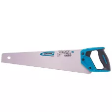 Ножовка по дереву GROSS "PIRANHA", 450 мм, 11-12 TPI, зуб - 3D, каленый зуб, 2-х комп. рук-ка 24103