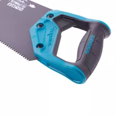 Ножовка по дереву GROSS "PIRANHA", 500 мм, 11-12 TPI, зуб-3D, калёный зуб, тефлоновое покрытие полотна, 2-х комп. рук-ка 24107