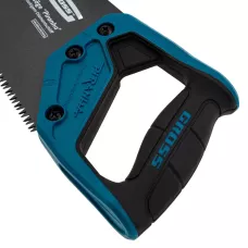 Ножовка по дереву "PIRANHA", 400 мм, 7 TPI, 3D-зуб, тефлоновое покрытие полотна, двухкомпонентная рукоятка GROSS 24113