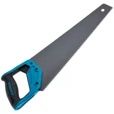 Ножовка по дереву "PIRANHA", 450 мм, 7 TPI, 3D-зуб, тефлоновое покрытие полотна, двухкомпонентная рукоятка GROSS 24114