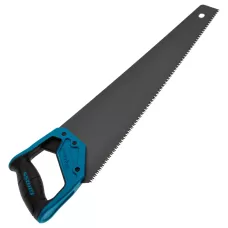 Ножовка по дереву "PIRANHA", 500 мм, 7 TPI, 3D-зуб, тефлоновое покрытие полотна, двухкомпонентная рукоятка GROSS 24115