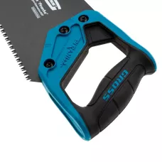 Ножовка по дереву "PIRANHA", 500 мм, 7 TPI, 3D-зуб, тефлоновое покрытие полотна, двухкомпонентная рукоятка GROSS 24115