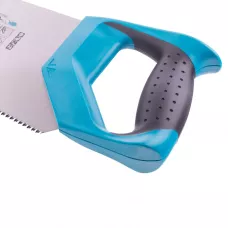 Ножовка по дереву GROSS PIRANHA, усиленное трапецевидное полотно, 500 мм, 11-12TPI, зуб3D, каленый зуб, 2-комп. рукоятка 24117