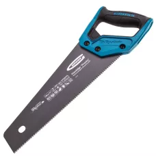 Ножовка по дереву "PIRANHA", 300 мм, 11 TPI, 3D-зуб, тефлоновое покрытие полотна, двухкомпонентная рукоятка GROSS 24125