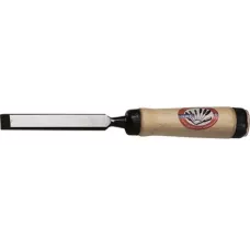 Долото-Стамеска, плоская, 8 мм, деревянная рукоятка "Арефино" Россия