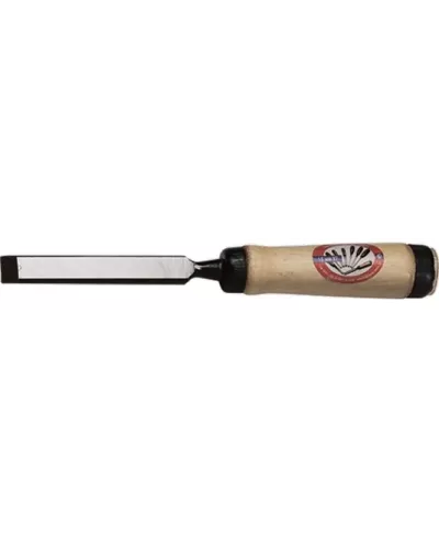 Долото-Стамеска, плоская, 8 мм, деревянная рукоятка 