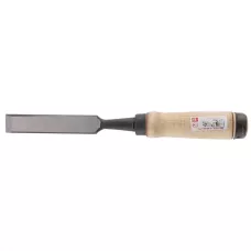 Долото-Стамеска, плоская, 20 мм, деревянная рукоятка "Арефино" Россия