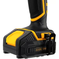 Дрель-шуруповерт аккумуляторная DENZEL CDL-12-02BM, Li-Ion, 12 В, 2 акк.