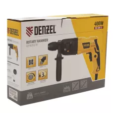 Перфоратор электрический DENZEL RH-400-12, SDS-plus, 400 Вт, 1.2 Дж, 2 режима