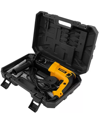 Перфоратор электрический RHH-800-26, SDS-plus, 800 Вт, 3 Дж, 3 плюс 1 реж.// Denzel