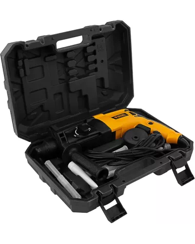 Перфоратор электрический RHH-800-26, SDS-plus, 800 Вт, 3 Дж, 3 плюс 1 реж.// Denzel