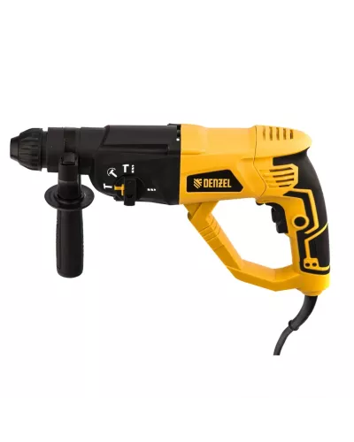 Перфоратор электрический RH-1050-26, SDS-plus, 1050 Вт, 3.2 Дж, 3 плюс 1 режим Denzel