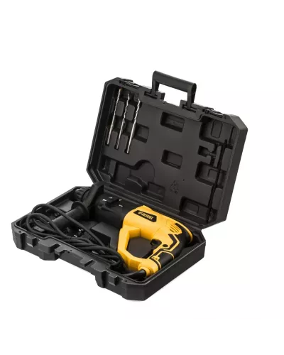 Перфоратор электрический RH-1050-26, SDS-plus, 1050 Вт, 3.2 Дж, 3 плюс 1 режим Denzel