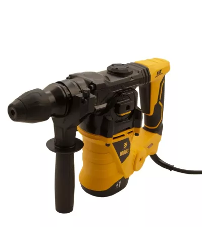 Перфоратор электрический RHV-1250-30, SDS-plus, 1250 Вт, 5 Дж, 3 плюс 1 режим Denzel