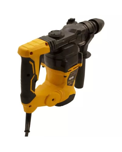 Перфоратор электрический RHV-1250-30, SDS-plus, 1250 Вт, 5 Дж, 3 плюс 1 режим Denzel