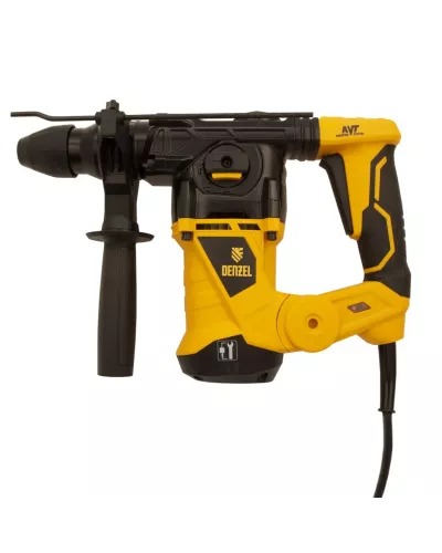 Перфоратор электрический RHV-1250-30, SDS-plus, 1250 Вт, 5 Дж, 3 плюс 1 режим Denzel