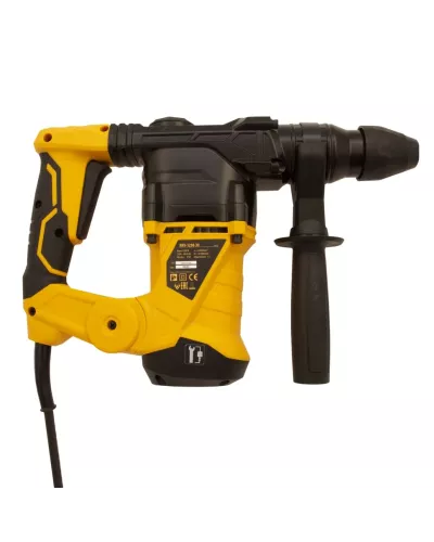 Перфоратор электрический RHV-1250-30, SDS-plus, 1250 Вт, 5 Дж, 3 плюс 1 режим Denzel