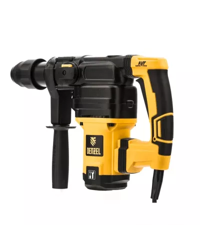 Перфоратор электрический RHV-1050-38-max, SDS-max, 1050 Вт, 10 Дж, 2 плюс 1 режим Denzel