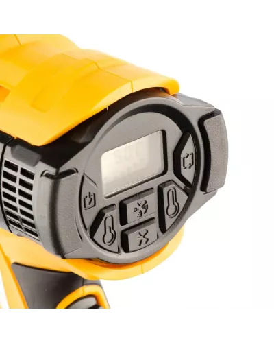 Фен технический HG-2000E, 2000 Вт, 2 режима, LCD дисплей Denzel