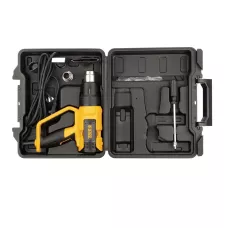 Фен технический DENZEL HG-2000E, 2000 Вт, 2 режима, LCD дисплей