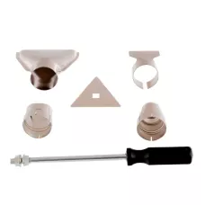 Фен технический DENZEL HG-2000E, 2000 Вт, 2 режима, LCD дисплей