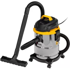 Пылесос строительный DENZEL SVC15, 1200 Вт, бак 15 л, шланг 2 м