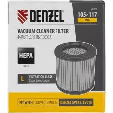 Фильтр каркасный-складчатый HEPA для пылесоса DENZEL SVC15, LVC15