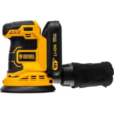 Машина шлифовальная эксцентриковая аккумуляторная DENZEL COS-125, 18В Li-Ion