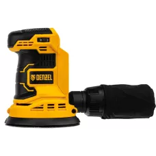 Машина шлифовальная эксцентриковая аккумуляторная DENZEL COS-125-0, 18В Li-Ion