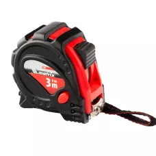 Рулетка, 3 м х 16 мм, обрезиненный корпус MATRIX 31004