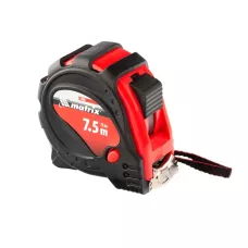 Рулетка, 7,5 м х 25 мм, обрезиненный корпус MATRIX 31006