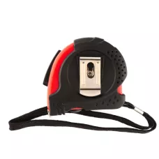 Рулетка, 3 м х 16 мм, обрезиненный корпус MATRIX 31019