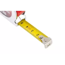 Рулетка Chrom, 2 м x 13 мм, хромированный корпус MATRIX 31032