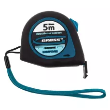 Рулетка GROSS "Ergonomisch", 5 м x 19 мм, магнитный обрезиненный зацеп 31102