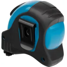 Рулетка GROSS "Schlagfest", 5 м x 19 мм, магн. обрез зацеп, двухст. шкала, нейлон покр. автоматич 31112