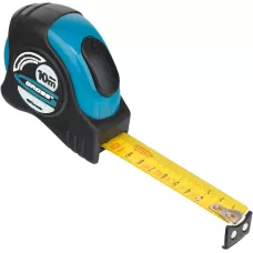 Рулетка GROSS "Schlagfest",10 м x 25 мм, магн. обрез зацеп, двухст. шкала, автоматич. фиксация 31115