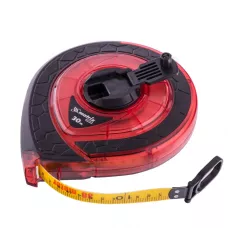 Рулетка геодезическая 30 м х 15 мм, двусторонняя шкала MATRIX 31271