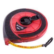 Рулетка геодезическая 50 м х 15 мм, двусторонняя шкала MATRIX 31272