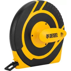 Рулетка геодезическая DENZEL 50 м х 15 мм, закрытый корпус, фиберглассовая лента