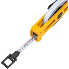 Рулетка геодезическая DENZEL 20 м х 13 мм, открытый корпус, металлическая лента