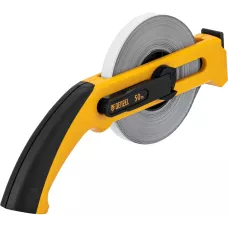 Рулетка геодезическая DENZEL 50 м х 13 мм, открытый корпус, металлическая лента