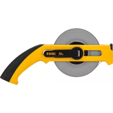 Рулетка геодезическая DENZEL 50 м х 13 мм, открытый корпус, металлическая лента