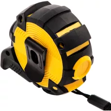 Рулетка DENZEL 31520 3м х 16мм, автоматич. фиксац., нейлон. покрытие, магнит. зацеп, двухстор. разметка