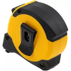 Рулетка DENZEL 5м х 19мм, двухкомп. корпус, магнитный обрезиненный зацеп