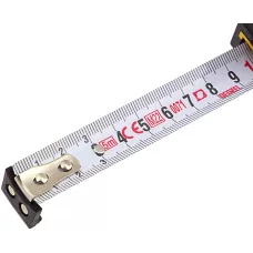 Рулетка DENZEL 5м х 19мм, двухкомп. корпус, магнитный обрезиненный зацеп