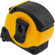 Рулетка DENZEL 5м х 25мм, двухкомп. корпус, магнитный обрезиненный зацеп